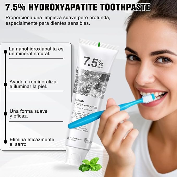 Pasta dental de Hidroxyapatita