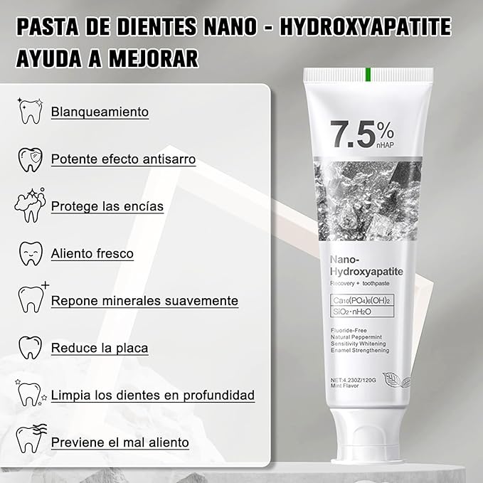Pasta dental de Hidroxyapatita